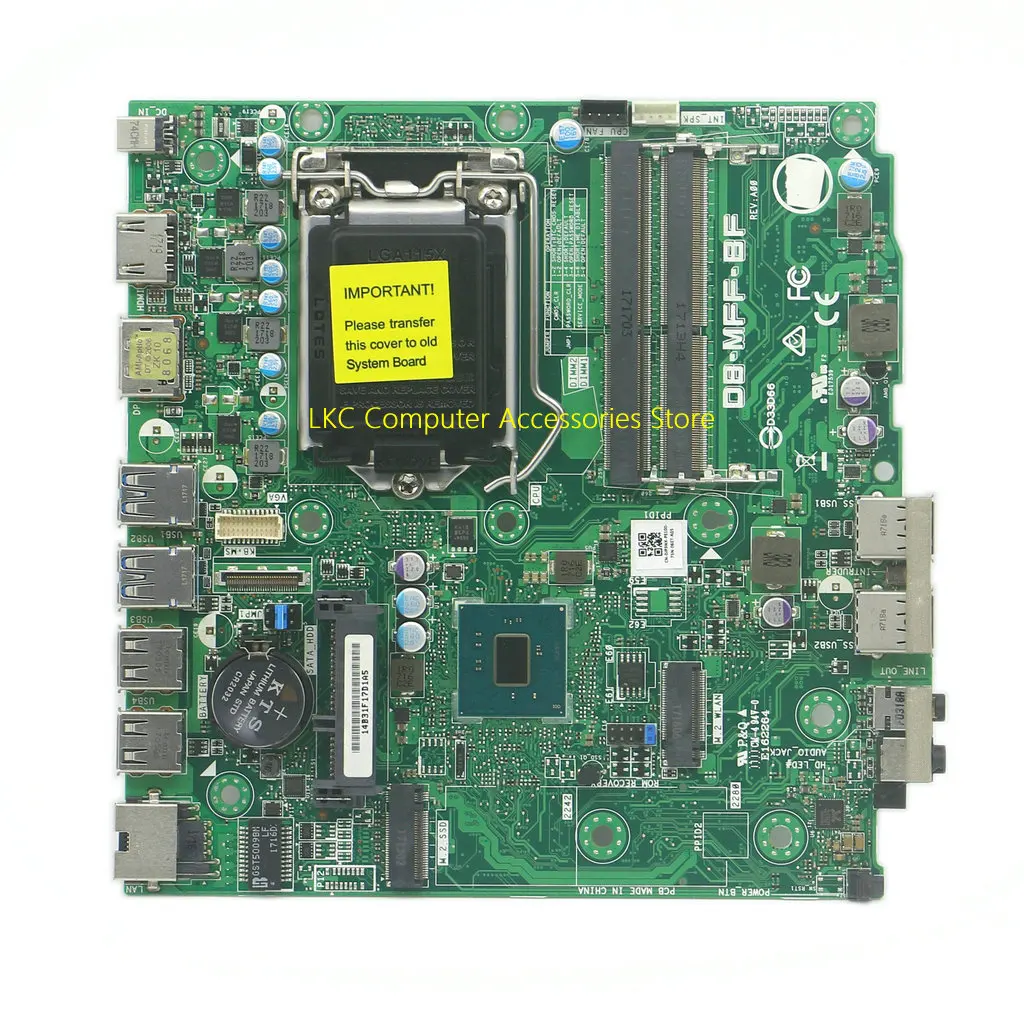 

For DELL Optiplex 3050 Micro Motherboard JP3NX 0JP3NX CN-0JP3NX M4YN1 0M4YN1 CN-0M4YN1 D8-MFF-BF LGA1151 Mainboard 100% Tested