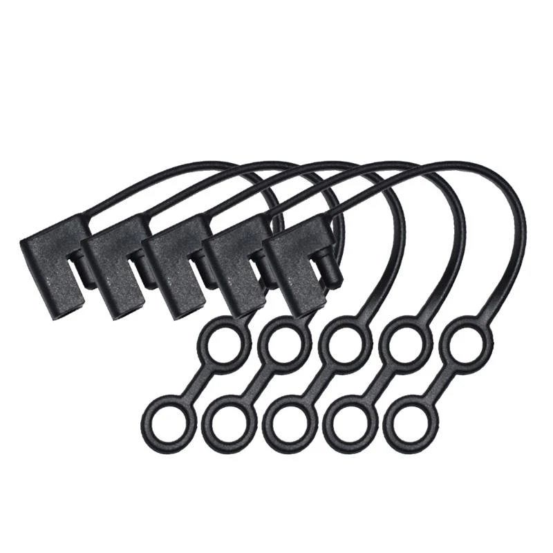 

5pcs SAE Dust Cap 2 Pin Plug Replacement Rubber Waterproof Cover Lid Top Protect SAE Solar Motor Connector Adapter