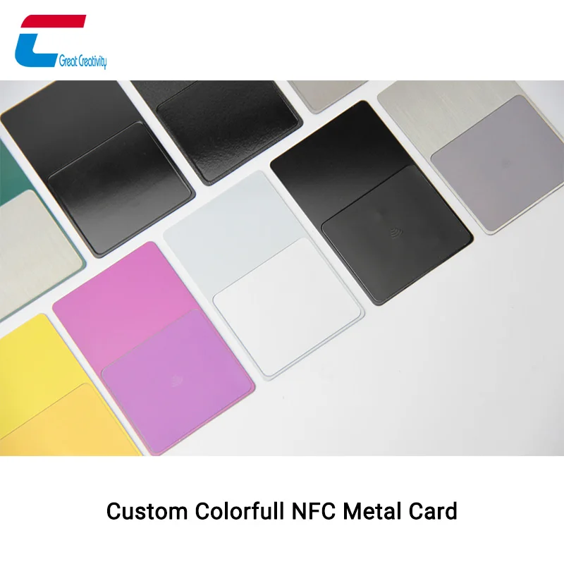 مخصص. بطاقات ذكية Nfc قابلة للطباعة 215/216 فارغة، طباعة مخصصة بطاقات عمل Nfc معدنية سوداء غير لامعة مع التعبئة والتغليف #5