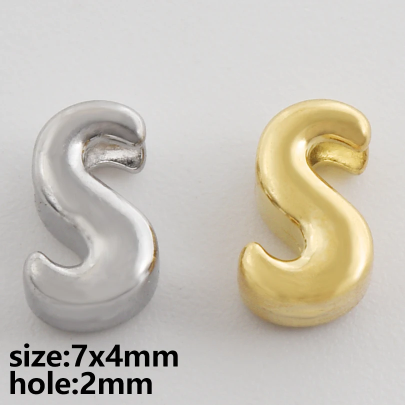 8-26 teile/los Exquisite Kompakte Edelstahl 26 Buchstaben A-Z Charm Anhänger Schmuck Machen Handwerk Diy Halskette Armband Zubehör – Detail 20
