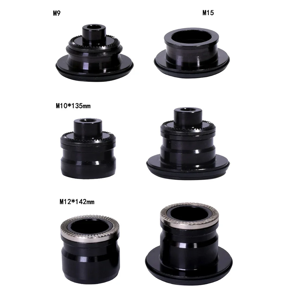 1pair Adapter Hub much size Adapter Cap Thru Axle Adapter 12Speed 8-11Speed Practical To Use Aluminum Alloy Black Outdoor Useful - Image 6