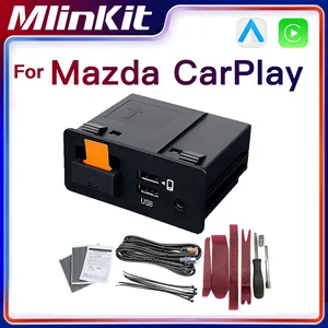 Mazda 용 새로운 업그레이드 CarPlay Android Auto USB Hub Adapter 2 3 6 CX3 CX5 CX8 CX9 MX5 MIATA TK78669U0C 리트로이트 키트 00008FZ34 6 최고의 판매 충전기 qi mazda cx3 -№3