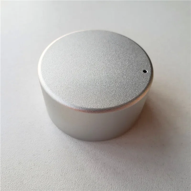 1 szt. Aluminiowe pokrętło potencjometru 44*22*6mm pokrętło piaskowania Cap przełącznik głośności dla wzmacniacza Hi-Fi enkoder regulacja głośności