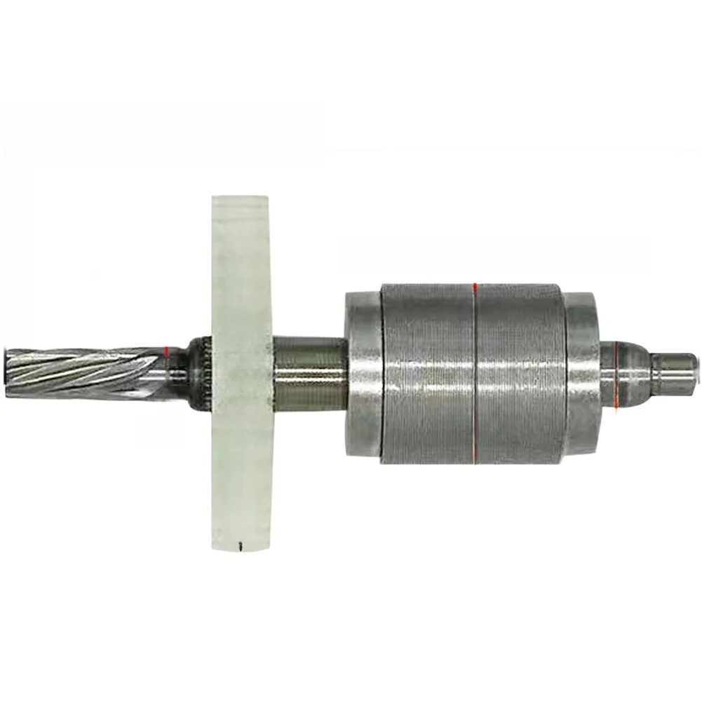 DIY Maintenance 98mm Hammer Drill Rotor Long Lasting Drill Component Precise Teeth Alignment Dual-metal Material