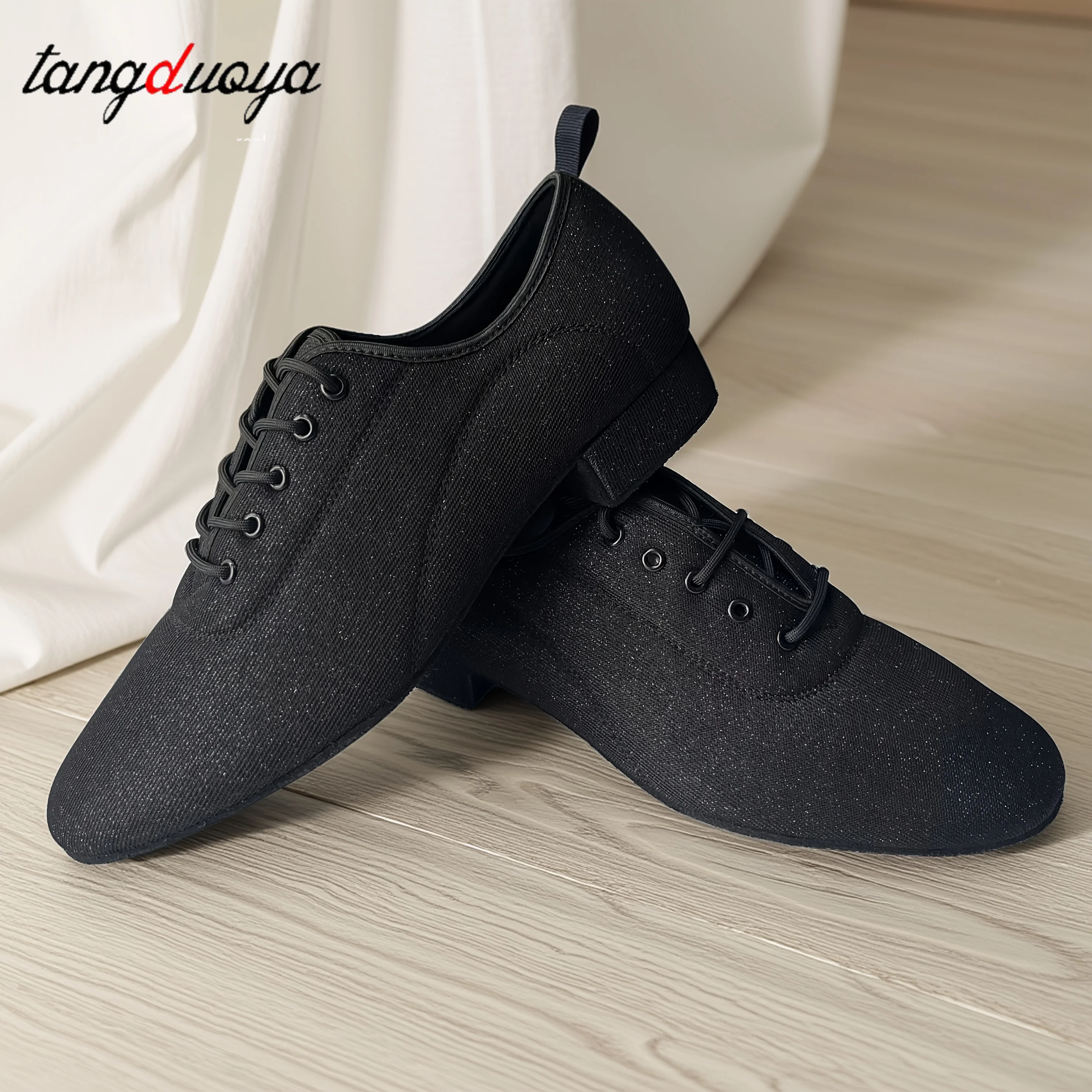 نمط جديد لامع الرجال أحذية الرقص اللاتينية قاعة الرقص التانغو رجل أحذية رقص اللاتينية لصبي مغلق تو حذاء رياضة الجاز التدريب #5