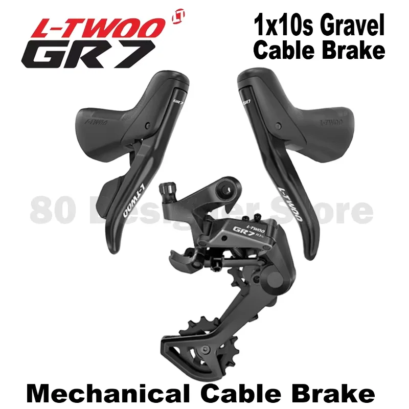 LTWOO GR7 10s Road 1x10 Speed Groupset 10 Velocidade R/L Shifters + Schalthebel hinten Gravel-Bikes kompatibel mit Shimano 4700