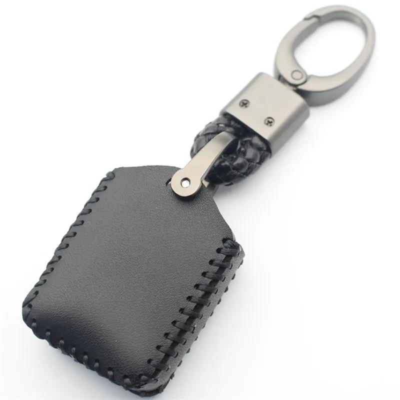 FLYBETTER 2Colors Genuine Leather 3Button Remote Key Case Cover For Ford Escape/Ranger/Explorer/Freestar Car Styling L12