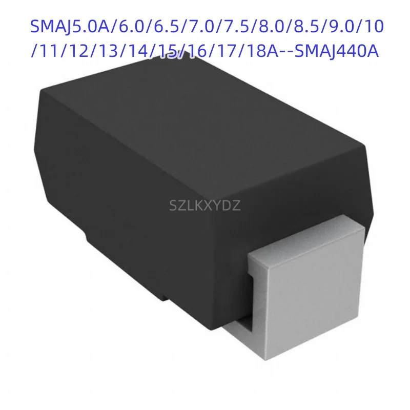 50PCS/LOT SMAJ5.0A--440A SMA TVS Diode  SMAJ5.0A/6.0/6.5/7.0/7.5/8.0/8.5/9.0/10/11/12/13/14/15/16/17/18/20/22/24A26/28/30/33/36A