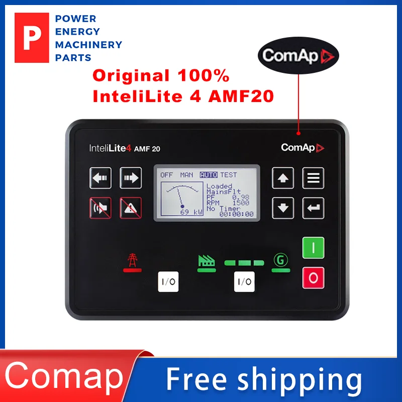 

Diesel Genset Control Panel InteliLite 4 AMF20 Original Generator controller amf20 LCD Remote Monitor