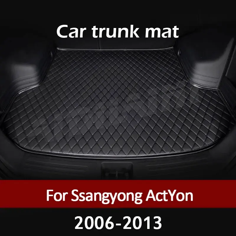 

Car trunk mat for Ssangyong ActYon 2006 2007 2008 2009 2010 2011 2012 2013 cargo liner carpet interior accessories cover