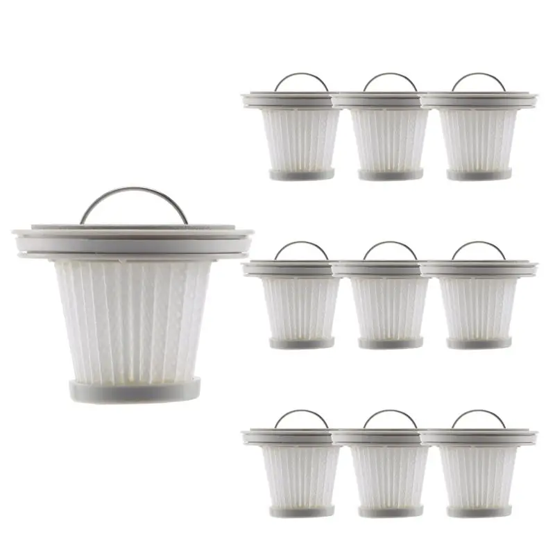 

Комплект из 10 HEPA-фильтров B03C-10 для портативного пылесоса Xiaomi Mijia SSXCQ01XY, для дома и автомобиля, мини, беспроводной, моющийся, запасные части