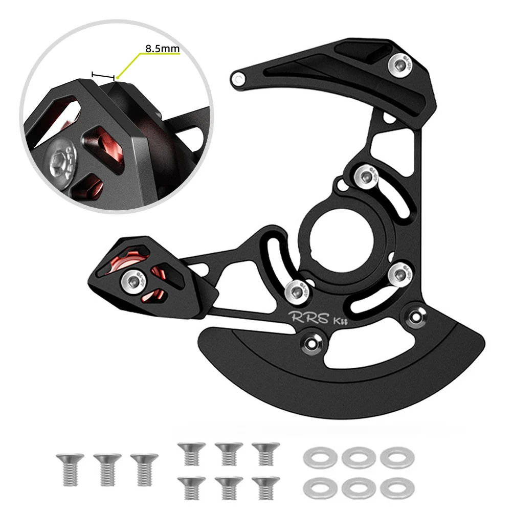 

For Chain Control Bicycle Chain Protector CNC Aluminum Chain Guide Replaceable Parts Solid Build Material For 1X Chainrings