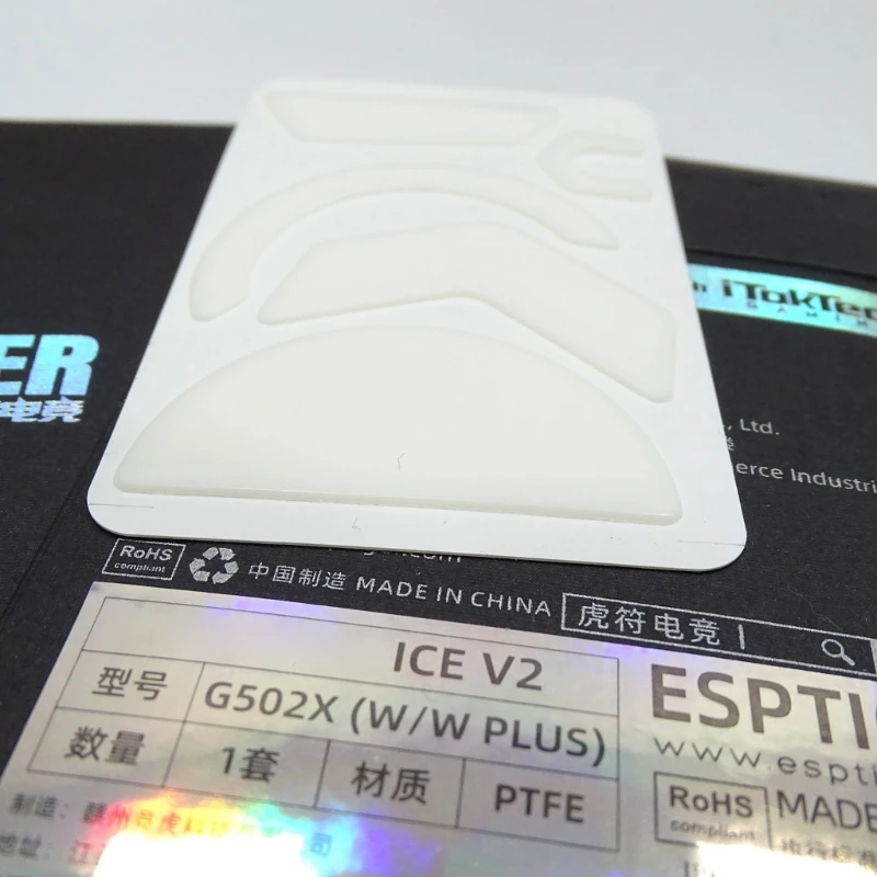 Esptiger Mouse Skates ICE إصدار وسادة قدم الماوس لتجربة انزلاق الماوس G502X