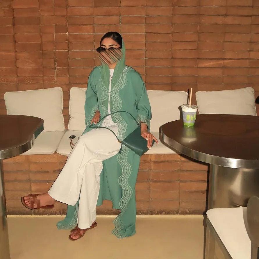 

Dubai Women Muslim Clothing Dress Ramadan Open Abaya Turkey Kaftan Jalabiya Islam Kimono Cardigan Caftan Marocain Femme Robe