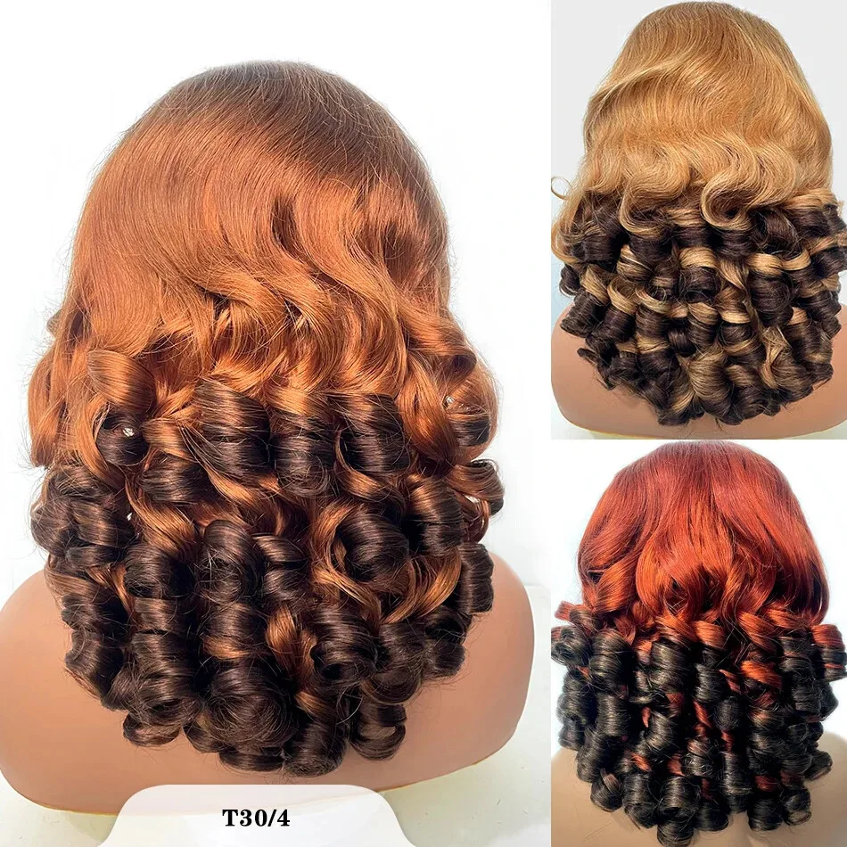 

13X4 Lace Frontal WigsBouncy Curly Loose Wave wigs 250% density