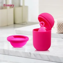 Menstrual Cup Wash Case Cleaner Silicone Container to Clean Your Menstrual Disc and Period Cup