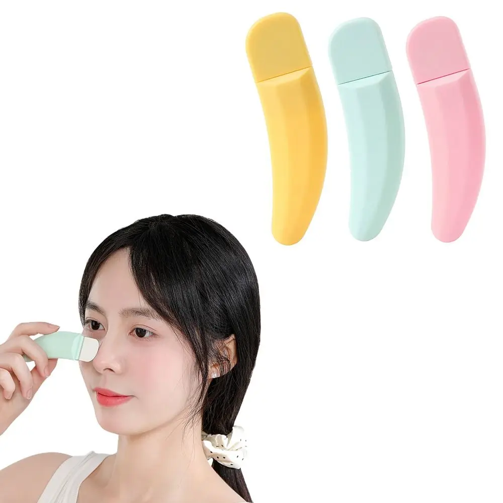 Strumento per la rimozione dei punti neri del viso per la pulizia profonda Rimuovi i punti bianchi Acne Spatola per il viso portatile Raschietto per punti neri per lo strumento per la cura della bellezza