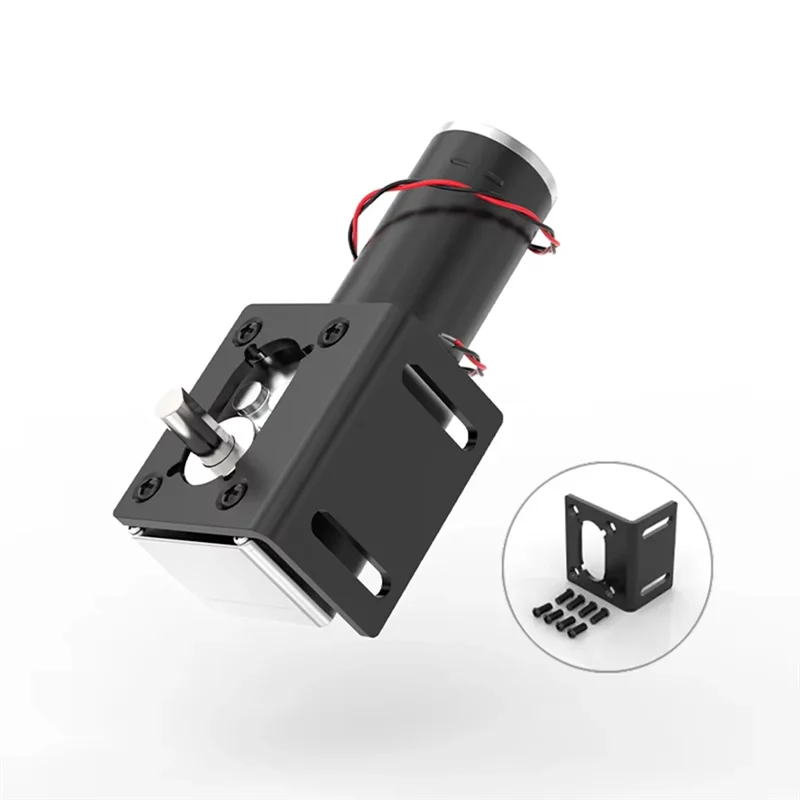 

M12K-Worm Gear DC Micro Motor 12V Metal Construction- High Power, Can Be Reversed, Self-Locking