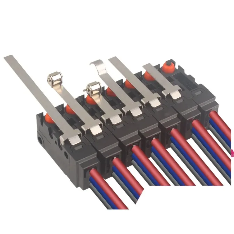 Waterproof Dustproof Micro Switch Limit Control Switch With Wire