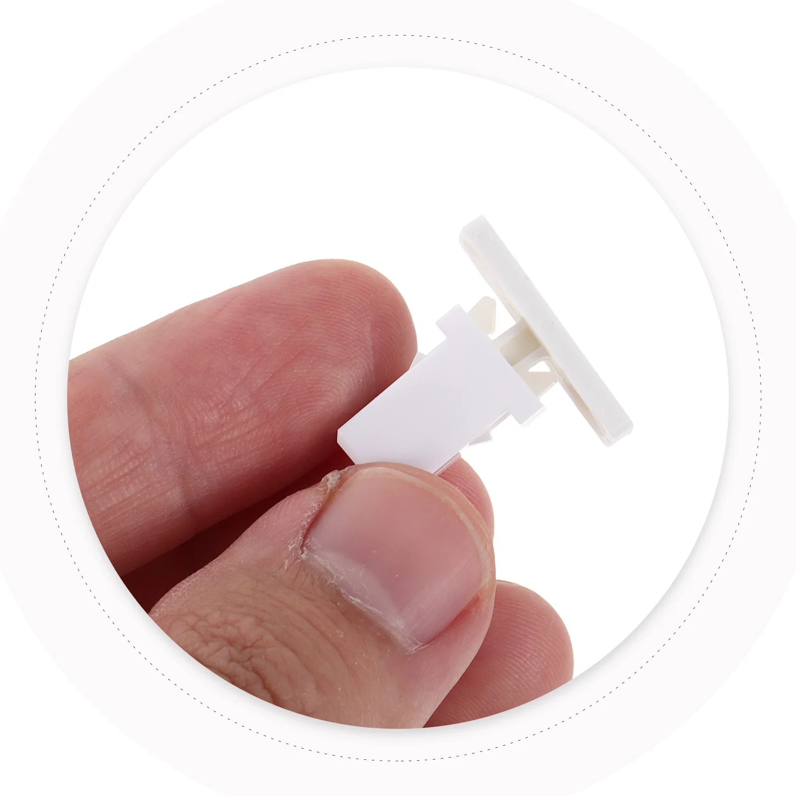 40 قطعة سلة المهملات قفل استبدال دفع نوع مشبك كليب قوية غطاء بن المزالج للمطبخ القمامة سلة المهملات إصلاح الملحقات