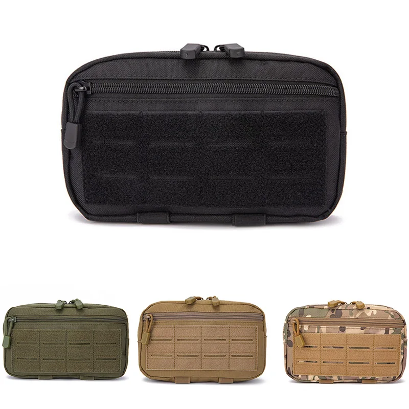 Tactical Molle Cell Phone Pouch EDC Pouch Waist Pack Emergency EMT Utility Tool Pouch First Aid Kit Pouch Hunting Bag