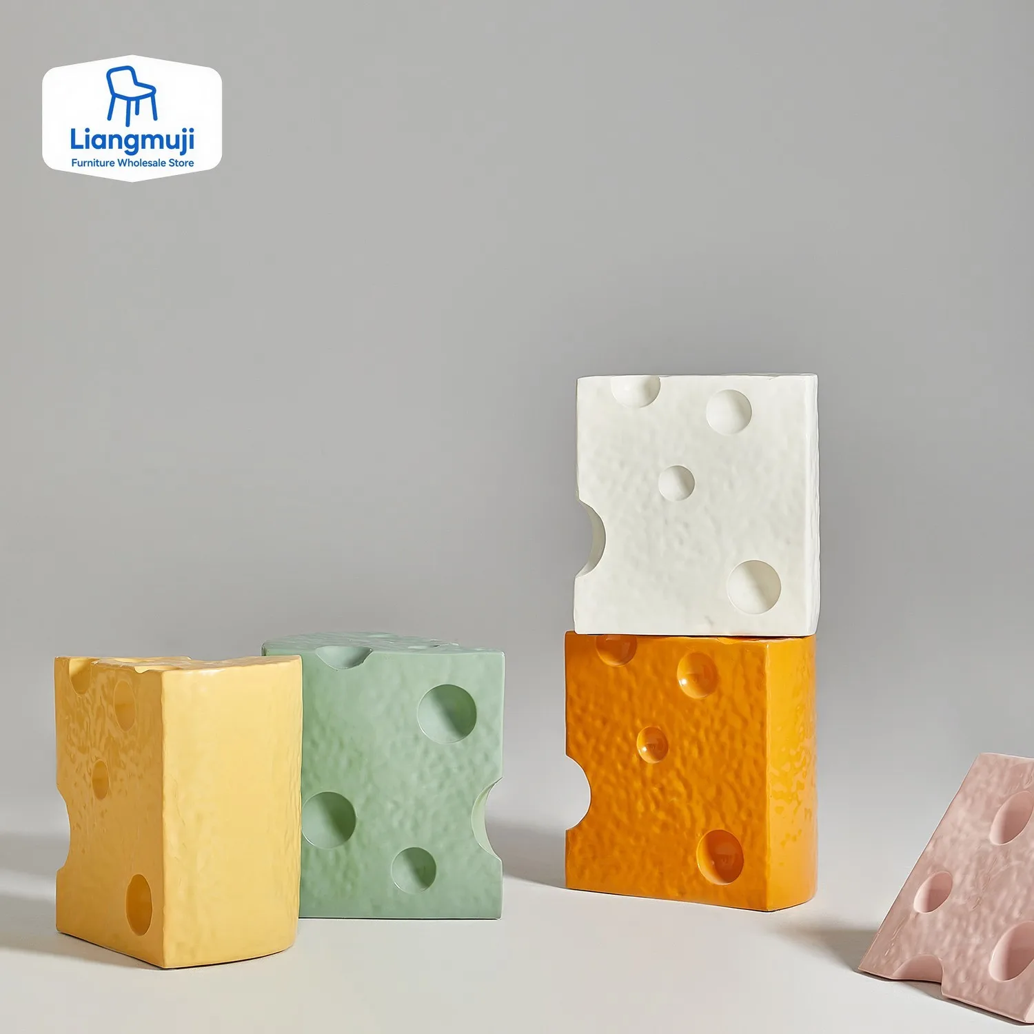 

Разноцветный табурет с сыром, скандинавский журнальный столик, гостиная, ресторан, обеденный стул, диван, подставка для ног, современный домашний декор, османский подарок