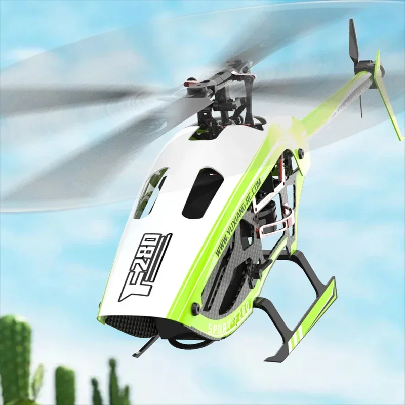 Yxznrc F280 Remote Control Helicopter 3d Stunt Inverted 6 Channel Double Brushless Direct-drive Model Airplane Toys