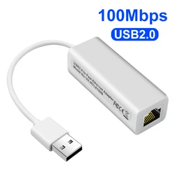 10/100Mbps USB 2.0 scheda di rete cablata cavo adattatore Lan Ethernet da USB a RJ45 per PC Laptop Windows 98SE ME 2000 XP Vista 7