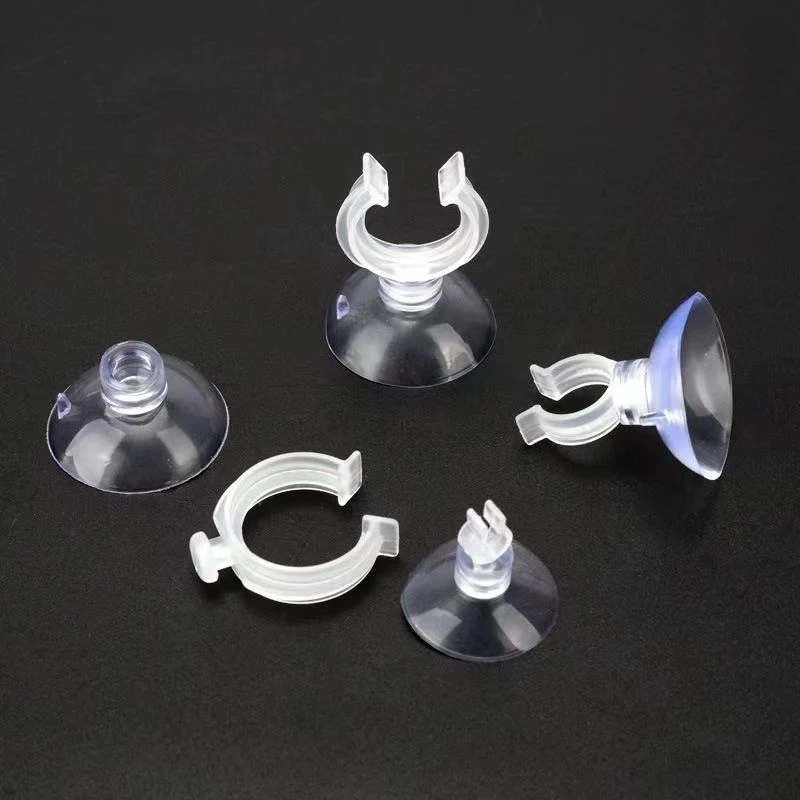 10Pcs Aquarium Suction Cup Fish Tank Oxygen Pump Hose Fixation Suckers Air Tube Fixing Clip Heater Thermometer Suction Cups