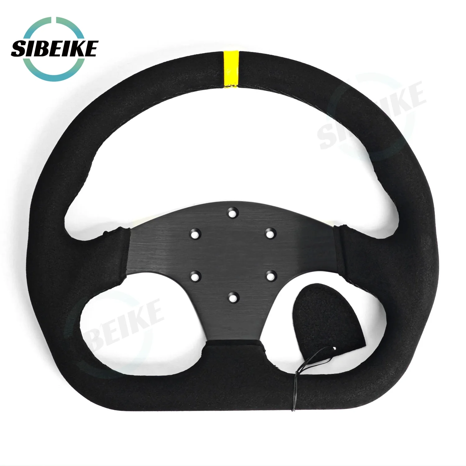 Volante de carreras en forma de D de gamuza, simulador de controlador, volante para juegos, 70 mm PCD