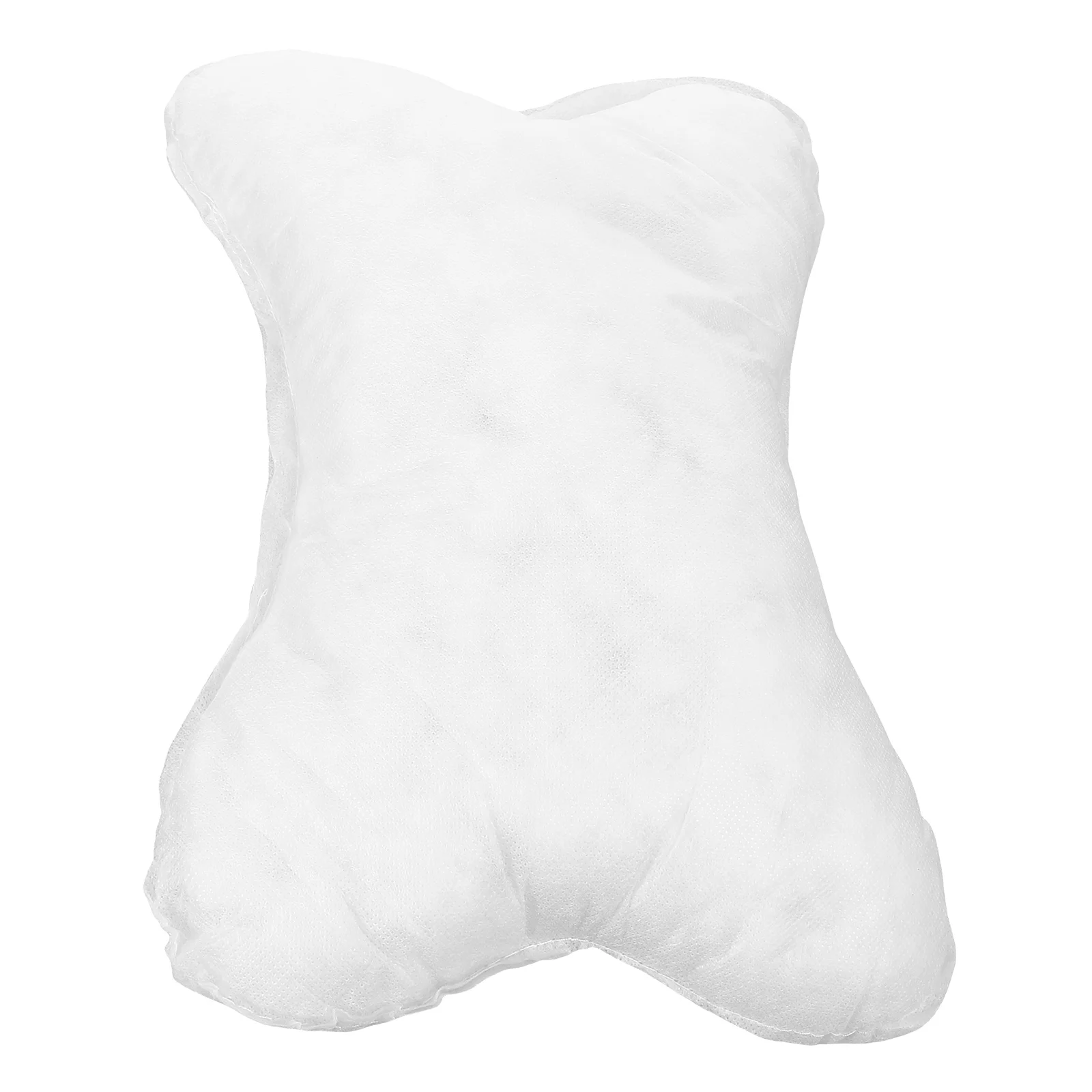 

Car Headrest Core Pillow Insert Soft Polyester Lightweight Comfortable Driving Support Clean White Inner Car Seat Decor
