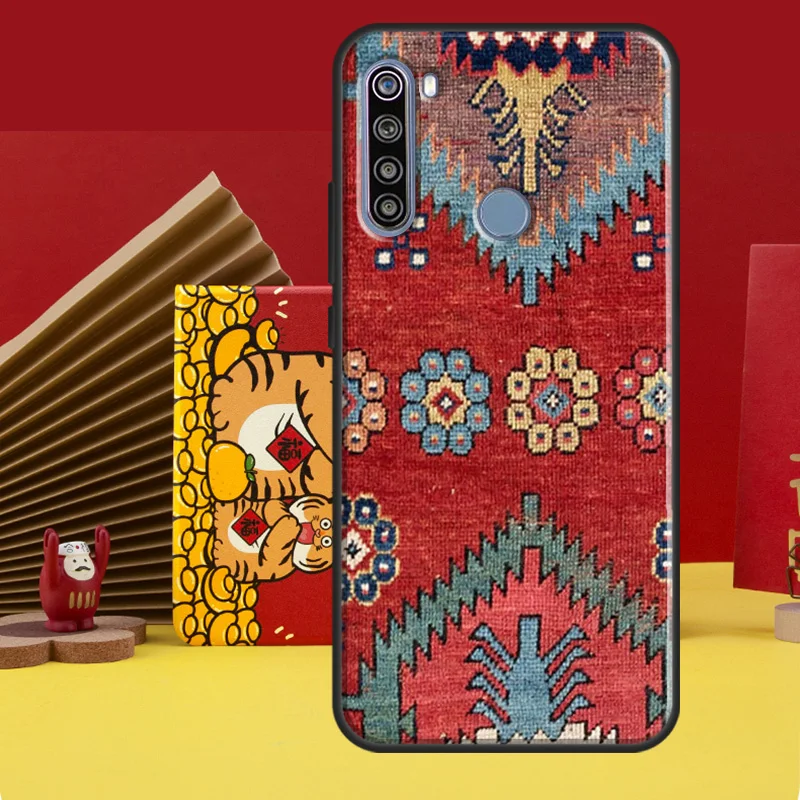 Persian Carpet Floral Pattern Case For Redmi Note 12 10 8 9 11 Pro Cover For Redmi Note 12S 11S 10S 9S 8T 9C 10C 12C Coque