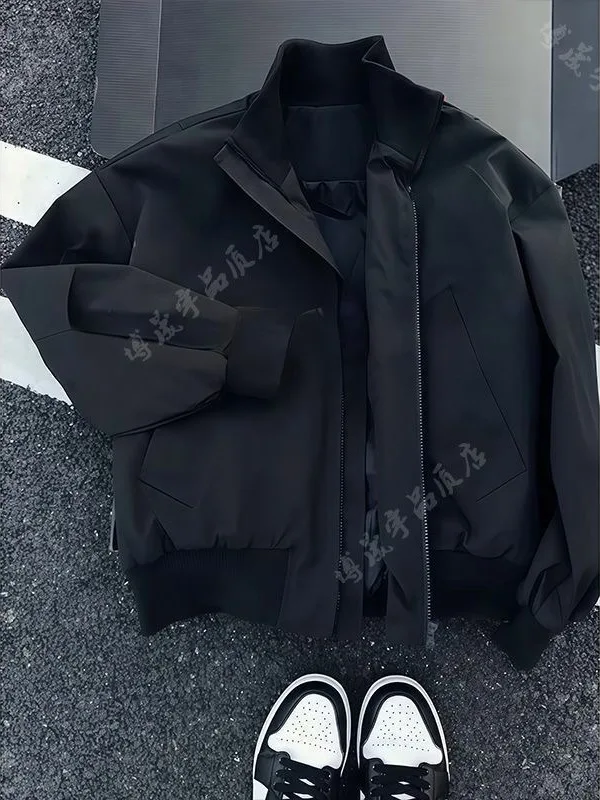 

American Sle Bomber ort ape Jaet Men's Spring Autumn Tee Proof Flight Jaet High Sensation Wear Resistant Pilot Ja...