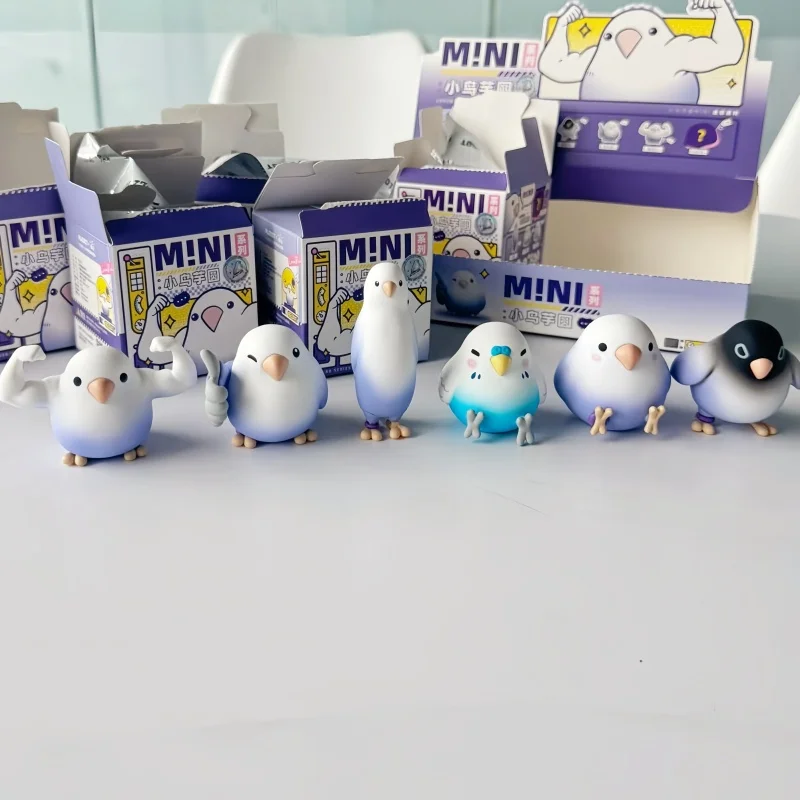 

Новая мини-птилка Lovebird серии, мини-слепая коробка, милая птица, загадочная коробка, сумка-сюрприз, декор, украшения, декор для рабочего стола, подарок на день рождения