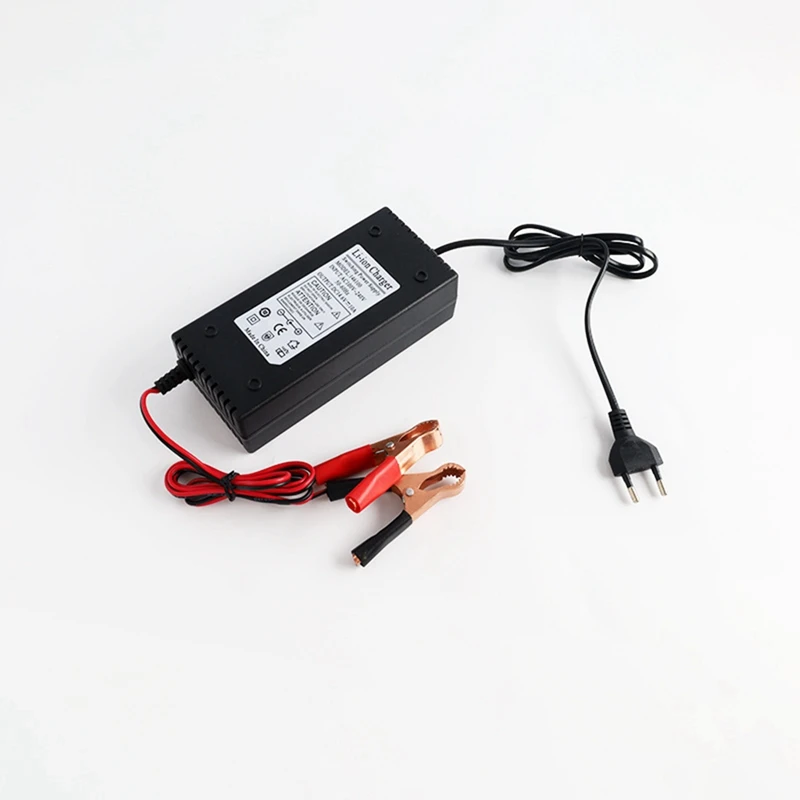 14.6V 10A Lifepo4 Iron Phosphate Battery Charger for 12.8V 4S Scooter Car Solar Energy Storage Charger EU Plug