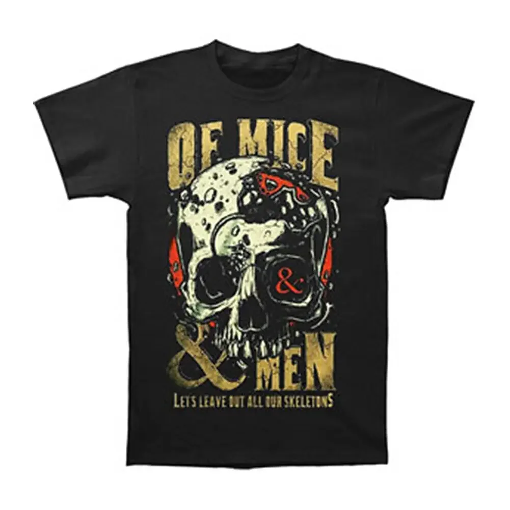 Men'S Of Mice Men Leave Out All Our Skeletons T Shirt X Large Black