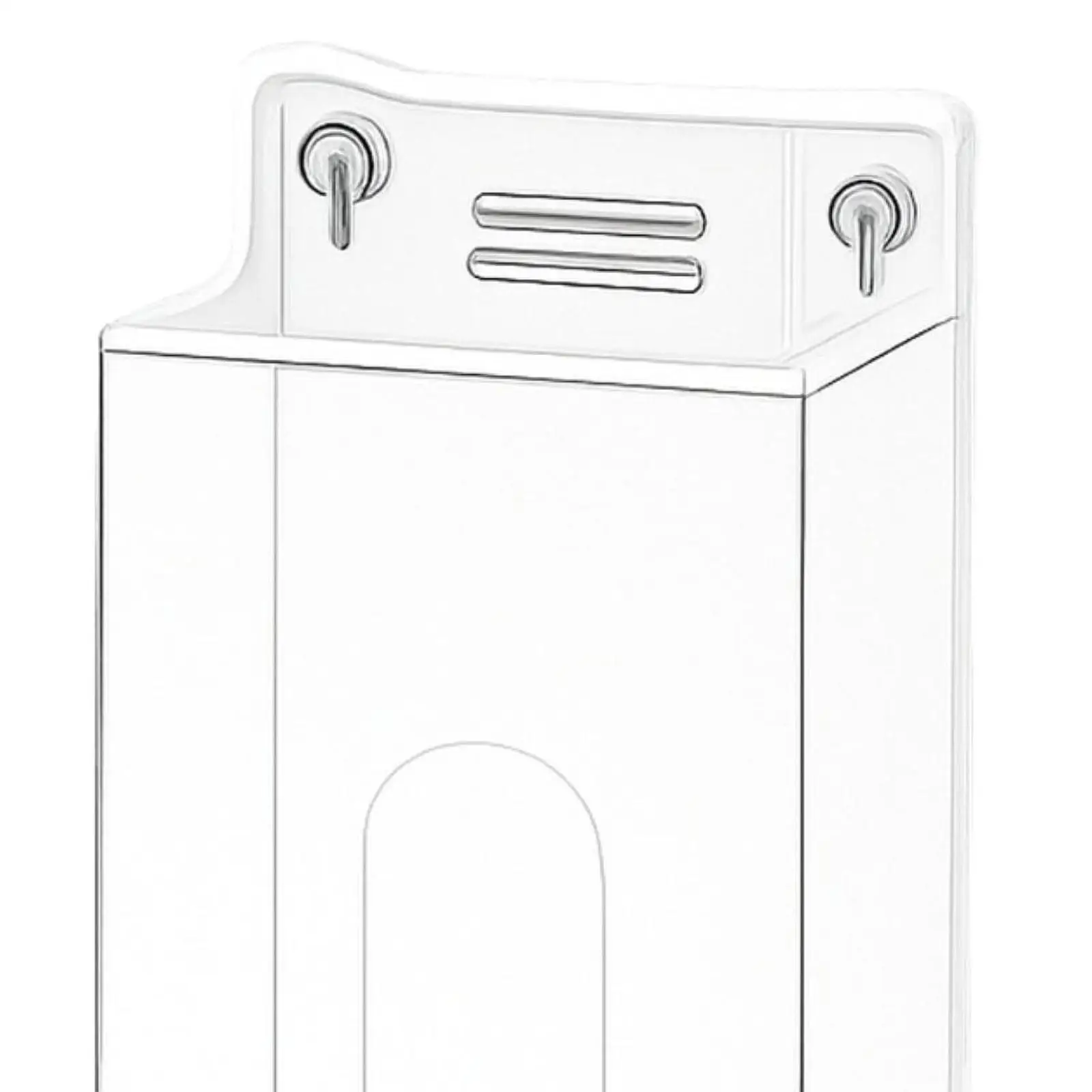 Boîte de présentation en acrylique murale, organisateur transparent pour gants et couvre-chaussures, rangement pour entrées