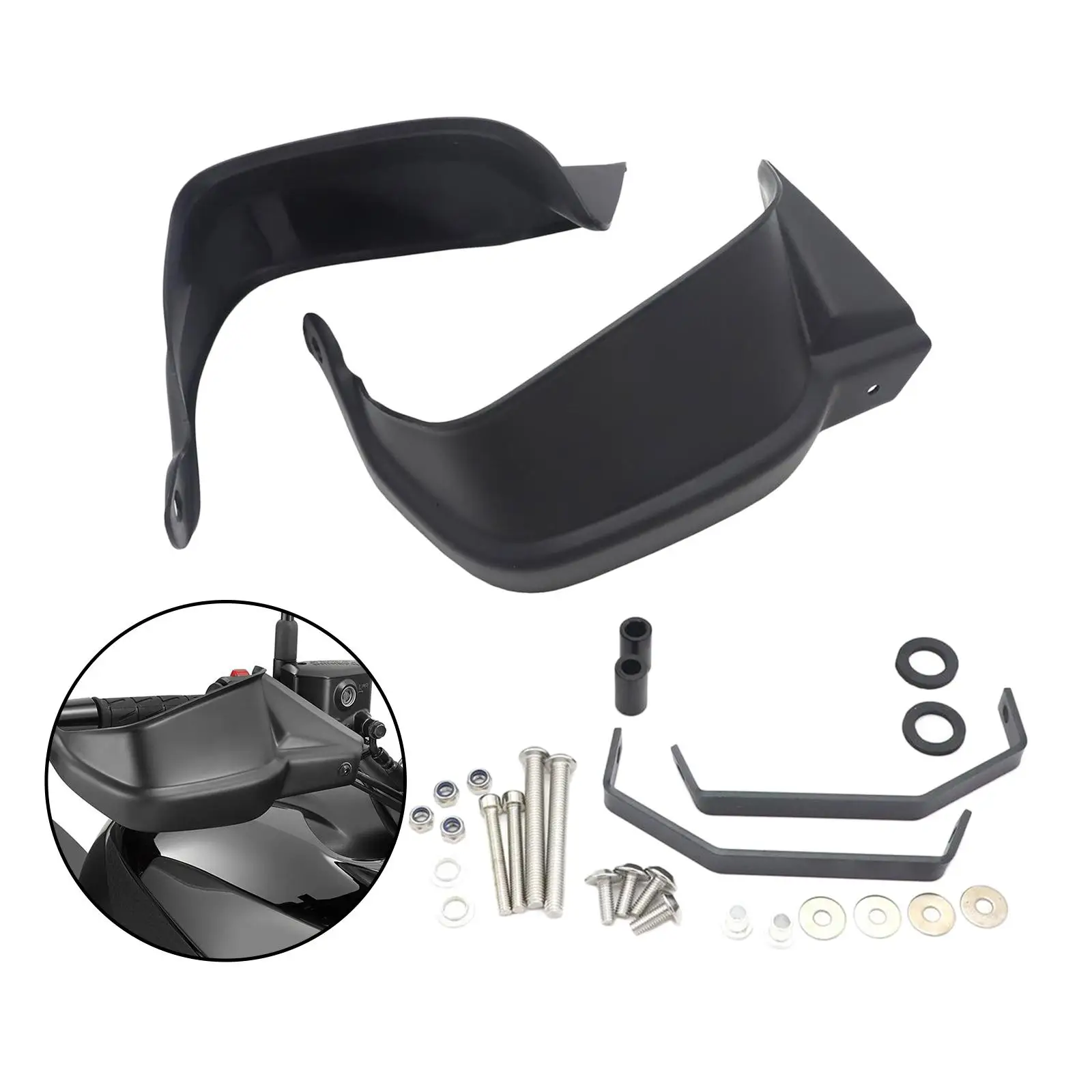 

Hand Guard Wind Kit for Kawasaki Versys 650 1000 Z900 2010-2017 Black