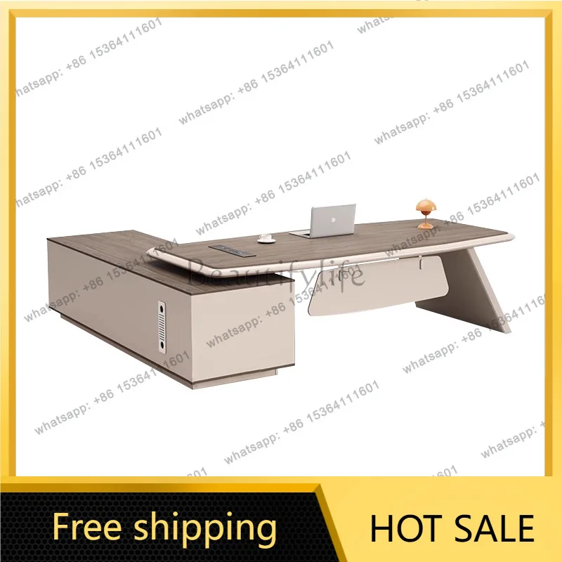Factory direct sales The boss's desk is simple and modern office furniture