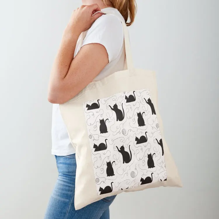 

Cats Tote Bag cute pouch bag Portable shopping bag tote women hand