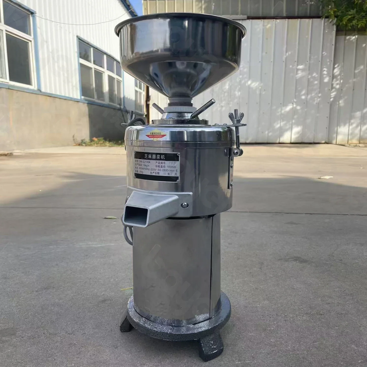 Commercial Peanut Butter hine 800W Pchio Sesame Paste Making hine Peanut Butter Grinding hine