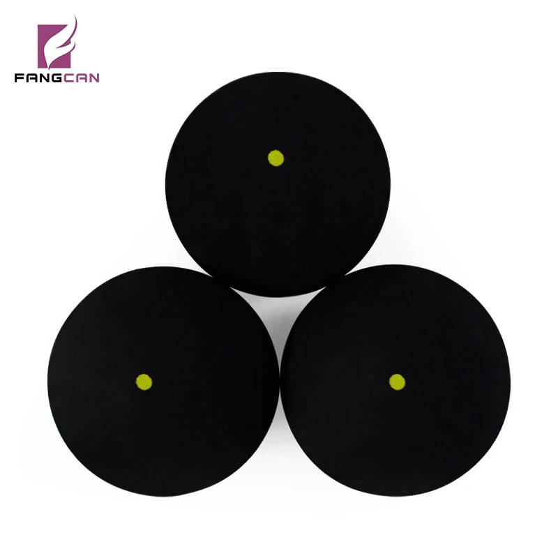 10pcs Original FANGCAN One Yellow Dot Squash Ball Suit for Different Playground Tournament Training Ball Middle Speed