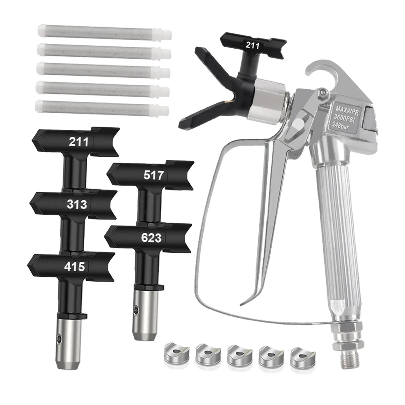 Airless Paint Sprayer Kit Airless Spraying Machine for Home Doors Walls