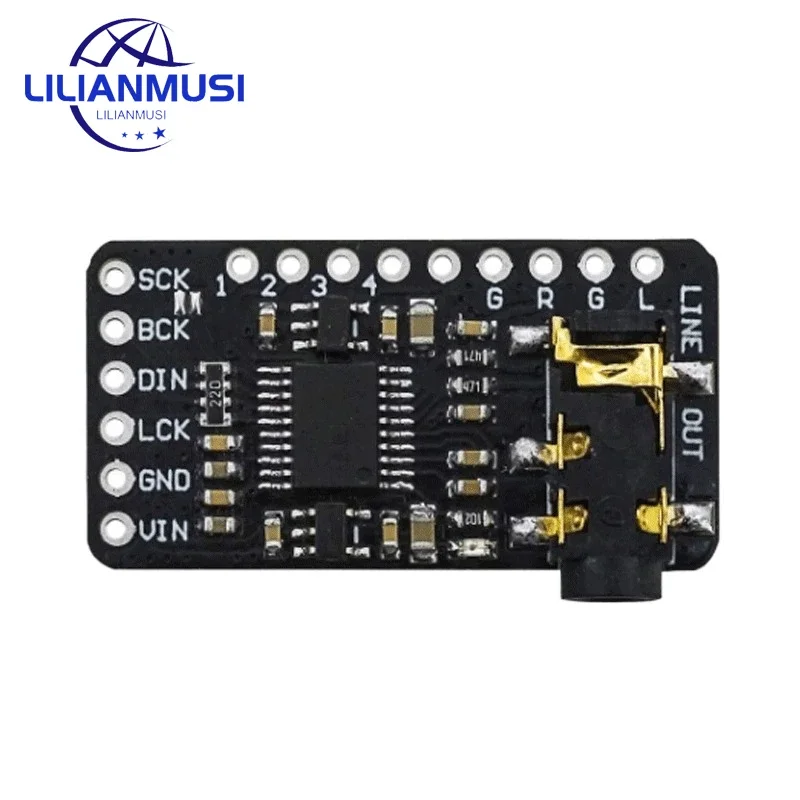 

Interface I2S PCM5102A DAC Decoder GY-PCM5102 I2S Player Module For Raspberry Pi pHAT Format Board Digital PCM5102 Audio Board