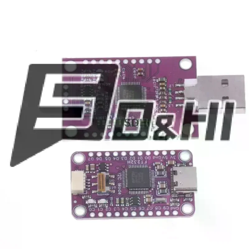 

FT232H USB to JTAG UART SPI I2C High Speed MCU Module Compact Board for Versatile Electronics Projects