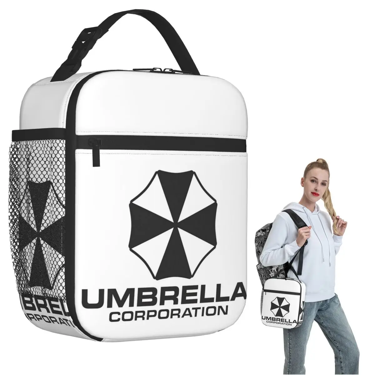 Movie Game Corporation Umbrellas Insulated Lunch Bag for Women Children Portable Food Boxes Thermal Lunch Box Tote