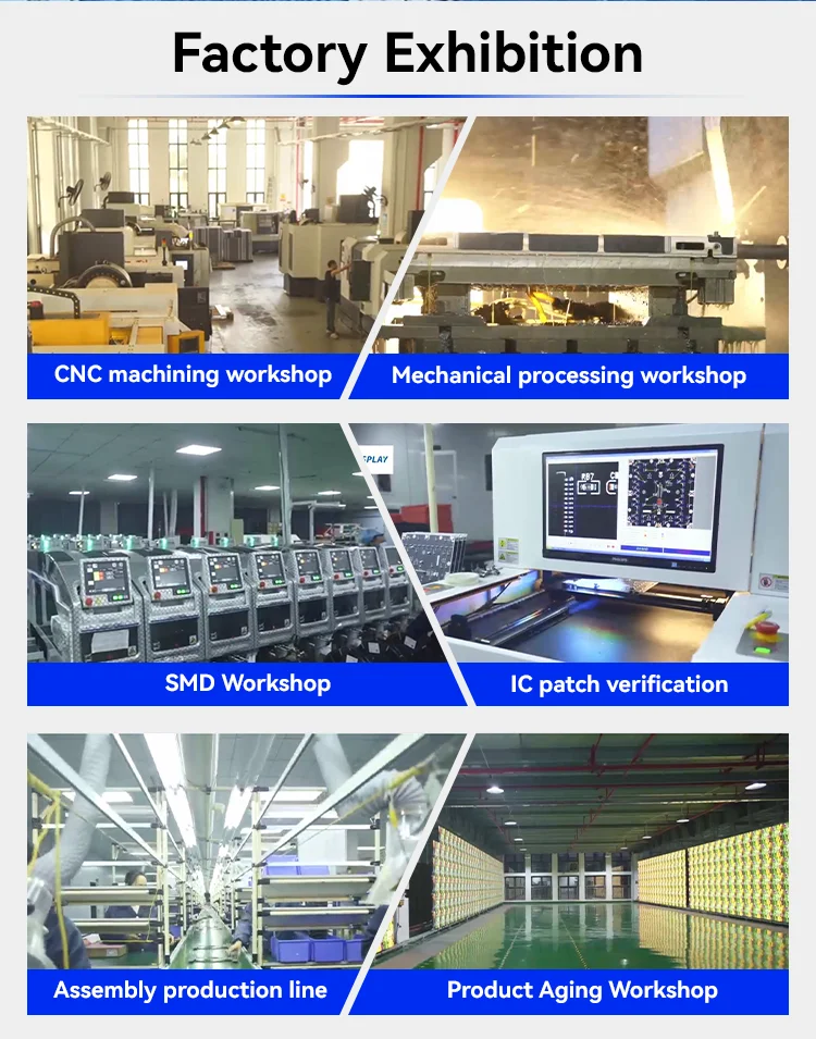 ثلاثة أضعاف قابلة للطي مخصص كامل اللون داخلي شاشة LED ملصق شاشات شاشة الإعلان طرق تقسيم الشاشة المتعددة