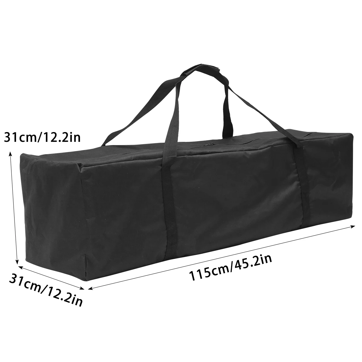 45in Ultra Large Travel Duffel Luggage Bag Oversize Zipper Duffel Sports Equipment Bag Waterproof 600D Oxford Daily Storage Bag