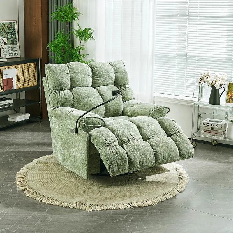 

Electric single sofa, sleepable reclining rocking chair multi-functional home leisure living room lazy reclining chair