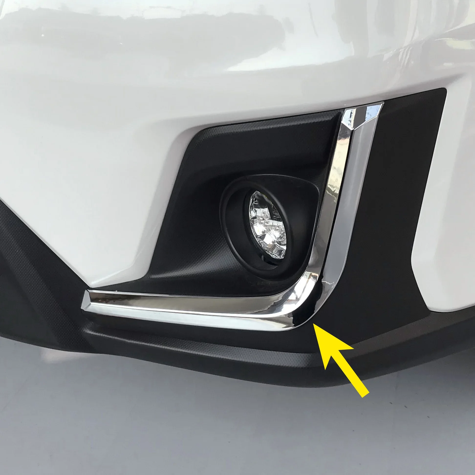 Chrome Fog Light Trims Accessories For 2018 2019 2020 Subaru Crosstrek XV